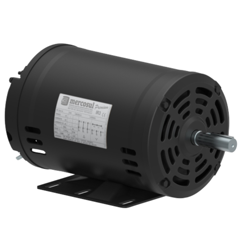 Motor Nema Trifásico 4,0CV 2 Polos 3600 RPM Alta Rotação IP21 / Chapa - Mercosul