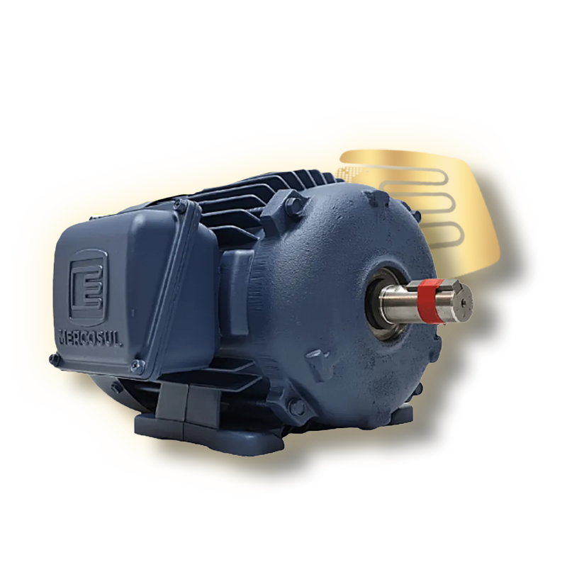 Motor IR3 Premium 0,25CV 4 Polos 1800 RPM 220/380-440V Carcaça 63 IP55 - Mercosul